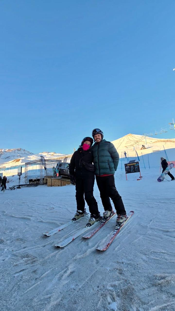 Foto en la nieve